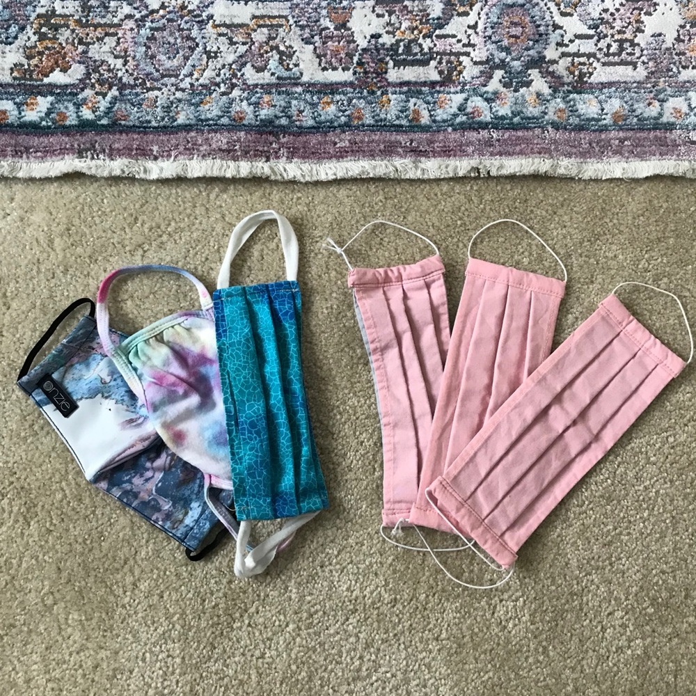 6 reusable masks